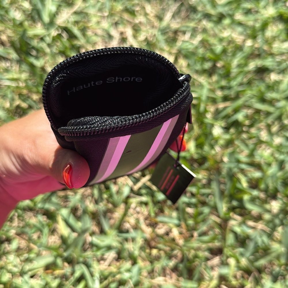 Black and White MINI Accessory Pouch - EARPOD - Neoprene Case Brand New Zip Case - Picture 3 of 3